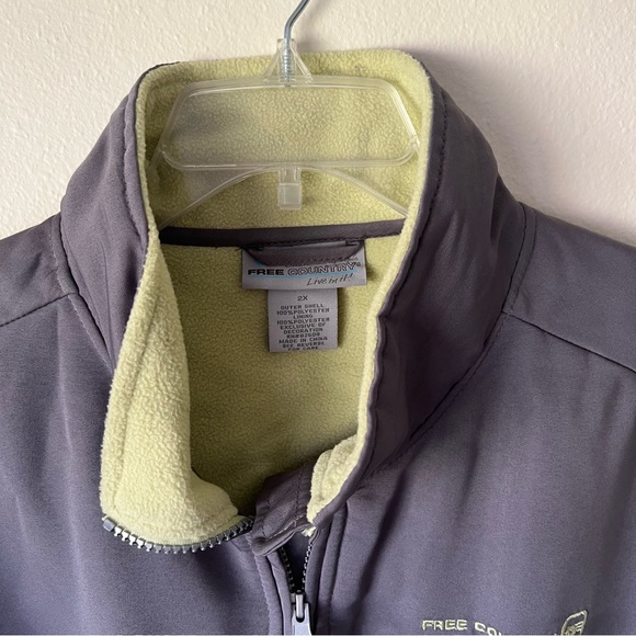 Free Country Color Block Fleece Jacket - Picture 2 of 9